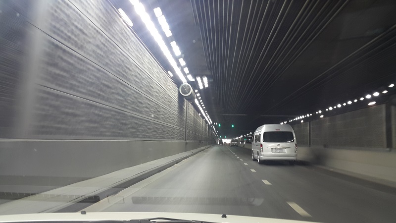 Driving Through the Pattaya Tunnel aka The Pattaya Klang Underpass.